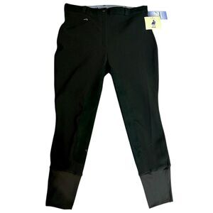 Tuffrider Womens Black Riding Breeches Sz 34 NWT Equestrian Horse Dressage USDF